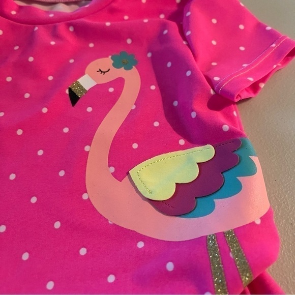 18 month bathing suit bundle Carter’s and OP Flamingo pattern is the carters GUC - Picture 11 of 12